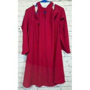 Giddy Up Glamour Dress Cutout Neckline‎ Long Sleeve Party Dress size Large